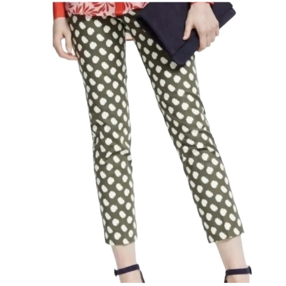 Boden Richmond 7/8 Ankle Pants Ginko Leaf Print - Size 12R